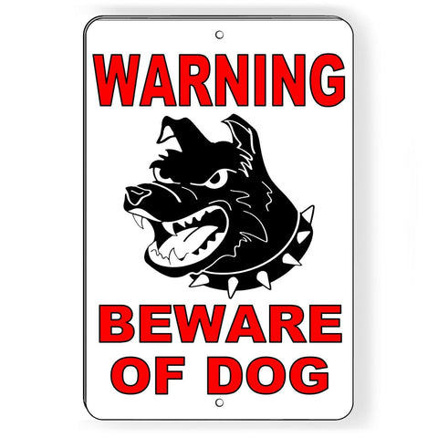 Warning Beware Of Dog Sign / Decal  Doberman Security Attack Guard Bite Stop Bd014 / Magnetic Sign