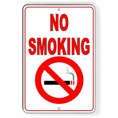 No Smoking Sign / Decal  / No Smoking Symbol / Won'T Rust / In This Area Sns02 / Magnetic Sign