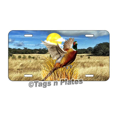 Pheasant Hunting Hunter License Plate Tag Or Decal Personalized Deer Quail Duck Lhf004