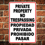 Spanish Aviso Warning 24 Hour Video Surveillance Camera Aluminum Sign