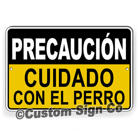 Spanish Aviso Warning 24 Hour Video Surveillance Camera Metal Sign