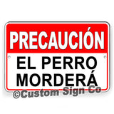 Spanish Aviso Warning 24 Hour Video Surveillance Camera Keep Out Metal Sign