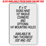 Spanish Aviso Warning 24 Hour Video Surveillance Camera Keep Out Metal Sign
