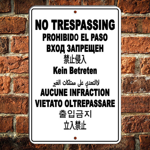 Spanish Aviso Warning 24 Hour Video Surveillance Camera Metal Sign