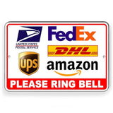 Deliveries Please Ring Bell Sign / Decal   /  I264 / Magnetic Sign
