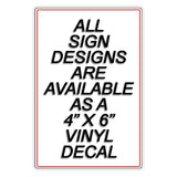 Deliver Packages to Front Porch Sign - Delivery Driver Sign Decal I258