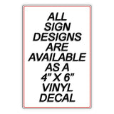 Responsive Dogs Do Not Knock Or Ring Leave All Packages Sign / Decal     Si036 / Magnetic Sign