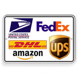 Package Delivery/ Drop Off Instructions Sign / Decal   /  Usps Fedex Ups Ms023 / Magnetic Sign