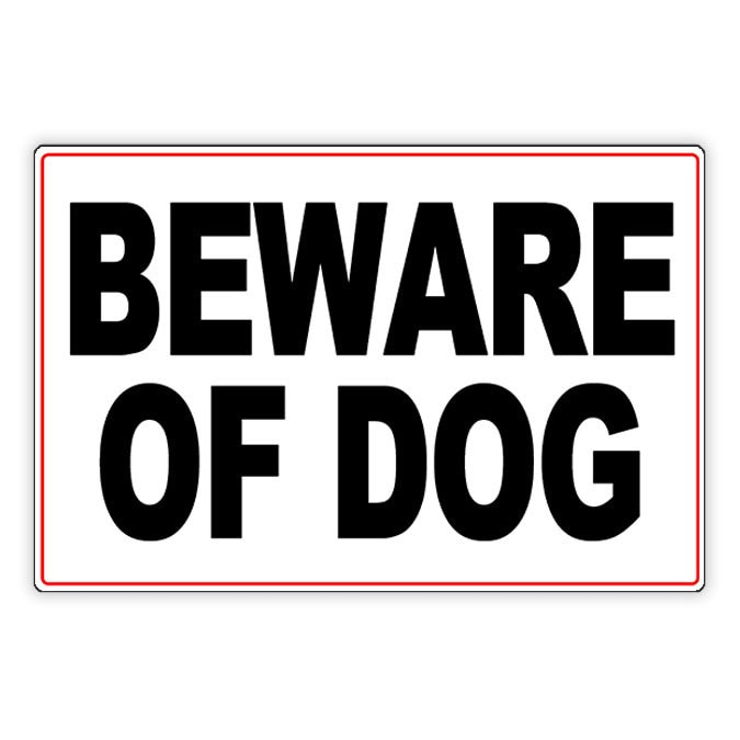 Beware Of Dog Metal Sign / Magnetic Sign / Decal Security Beware Warni – Signs Online USA beware-of-dog-metal-sign-magnetic-sign-decal-security-beware-warni-signs-online-usa