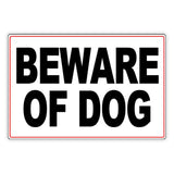 Beware Of Dog Metal Sign / Magnetic Sign / Decal  Security Beware Warning / No Trespassing / Keep Out / Bd056