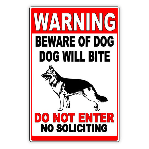 Beware of Dogs Rustic Metal Staked Yard Warning Sign 21 to 33 