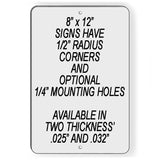 Please Deliver All Packages To Back Door Arrow Left Sign / Decal  Usps Ups Si134 / Magnetic Sign