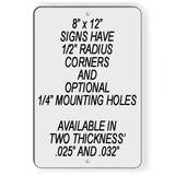 Deliver Packages Back Door Arrow Left Metal Sign / Magnetic Sign / Decal   /  Delivery Instructions I271