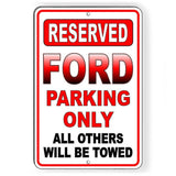 Ford Parking Only All Others Will Be Towed Sign / Decal  Sc010 / Magnetic Sign