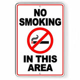 No Smoking In This Area Sign / Decal  / Premises Ns022 Do Not Smoke / Magnetic Sign