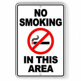 No Smoking In This Area Sign / Decal  Warning Novelty Premises Ns23 / Magnetic Sign