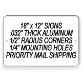 Deliver Packages Inside Bench Arrows Down Sign / Decal   /  Usps Ups I248 / Magnetic Sign