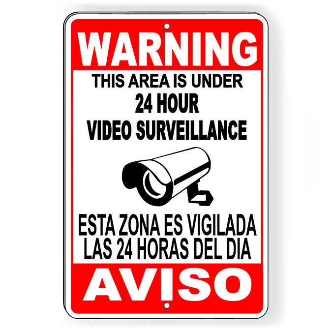 Surveillance Camera Signs
