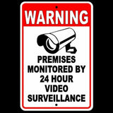 KPCM | Warning Premises Protected 24 Hour CCTV Surveillance | Made In