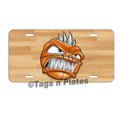 Basketball Monster License Plate Tag Or Decal Personalized Hoops Son Daughter Sports Lsp026